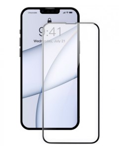 Стекло Full Glass Super porcelain 0 3 мм для iPhone 13 Pro Max с черной рамкой Baseus