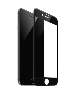 Защитное 3D стекло для iPhone 8 противоударное закругленные края Черный Roscase