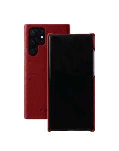 Чехол накладка для Samsung Galaxy S22 Ultra Snap Cover красный Melkco