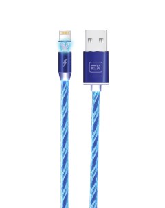 Кабель USB lightning Apple iPhone Magnetic Sonder Blue 1m Exployd