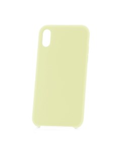 Чехол для Apple iPhone XR Slim Silicone 2 светло желтый Derbi