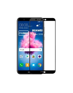 Защитное стекло для Huawei P Smart 2018 c полным покрытием черная рамка серия B Стеклофф