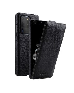 Кожаный чехол флип для Samsung Galaxy S20 Ultra Jacka Type черный Melkco