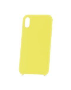 Чехол для Apple iPhone XS Max Slim Silicone 2 желтый Derbi