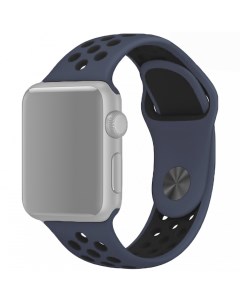 Ремешок APWTSIH42 25 для Apple Watch 1 6 SE 42 44 мм Темно синий Черный Innozone