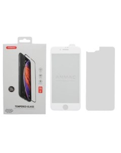 Защитное стекло для iPhone 7 8 Plus Full Cover пленка назад белое Anmac