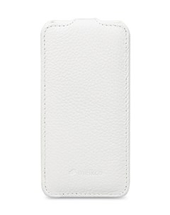 Чехол флип Jacka Type для Apple iPhone 5 5S SE белый кожаный Melkco