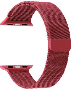 Ремешок из стали для Apple Watch 42 44 mm CAPELLA DS APM02 44 GS Красный Lyambda
