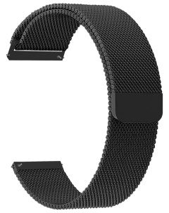 Ремешок для часов Capella универсальный 20 мм нержавеющая сталь черный Lyambda