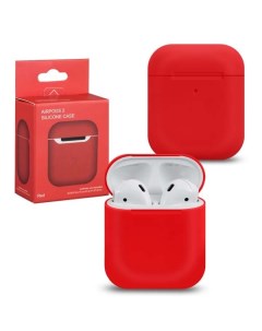 Чехол для AirPods 1 2 Silicone red 11 Nobrand