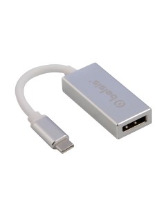 Переходник адаптер USB 3 1 Type C m DisplayPort f 4K 0 2 м Silver BW8812 Belsis
