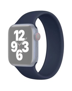Ремешок для Apple Watch 1 6 SE 38 40мм силиконовый 135мм Полуночно синий Innozone