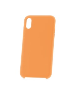 Чехол для Apple iPhone XS Max Slim Silicone 2 оранжевый Derbi