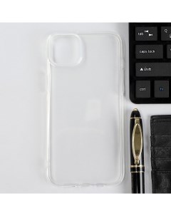 Чехол Crystal для телефона iPhone 14 Plus силиконовый прозрачный Ibox
