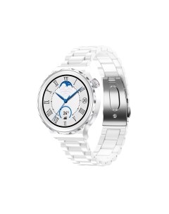 Смарт часы D3 White Ceramic серебристый белый Lemfo