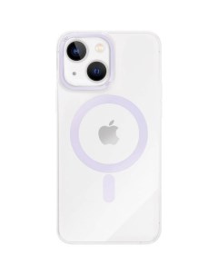 Чехол Line Case with MagSafe для iPhone 14 фиолетовый Vlp