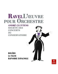 Andre Cluytens Orchestre De La Societe Ravel Bolero La Valse Rapsodie Espagnole LP Warner classic