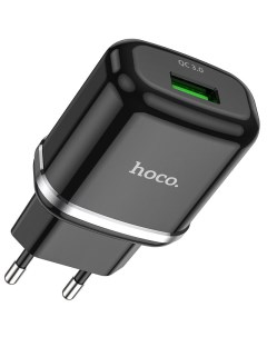 Сетевое зарядное устройство быстрое QC 3 0 N3 Special Черное Hoco