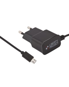 Сетевое зарядное устройство LP Micro USB 2 1A коробка черное Liberty project