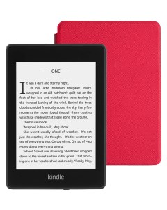 Электронная книга Kindle PaperWhite 2018 8Gb SO Twilight Blue с обложкой Red Amazon