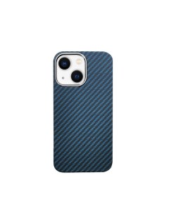 Чехол Kevlar для iPhone 13 арамид ударопрочный ультратонкий синий K-doo