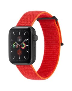 Ремешок для Apple Watch 42 44 мм 1 2 3 4 5 серии неоновый оранжевый Case-mate