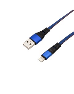 Переходник USB USB A Lightning USB Lightning 2 4 A 1 м синий Rexant