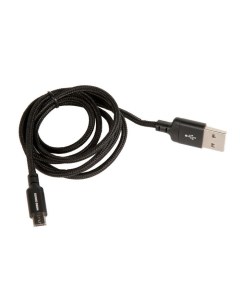 Кабель USB K12m для Micro USB 2 1А длина 1 0м черный More choice