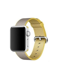 Ремешок для Apple Watch 38 mm Woven Nylon желтый Alpen