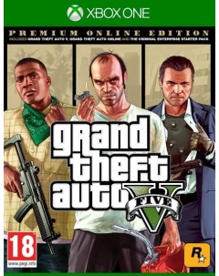 Игра GTA Grand Theft Auto 5 V Premium Online Edition Русская Версия Xbox One Rockstar