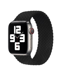 Ремешок для Apple Watch 42 44 mm тканевый размер S 135 мм черный Promise mobile