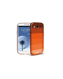 Чехол для Samsung Galaxy S3 оранжевый градиент полосы Sbs