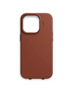 Чехол Vegan Leather Snap Phone Case iPhone 14 Pro цвет коричневый Moft
