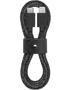 Кабель Зарядный Belt Ultra Strength Cable Usb Type C Lightning 1 2М Native union