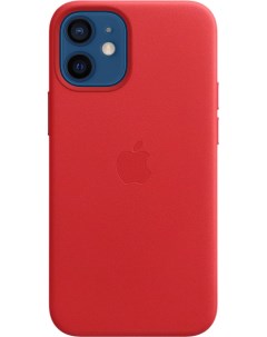 Чехол для iPhone 12 mini Leather MagSafe PRODUCT RED Apple