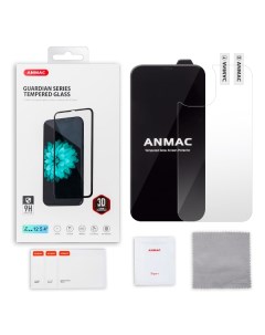 Защитное стекло для iphone 12 Mini пленка назад 3D черный Anmac