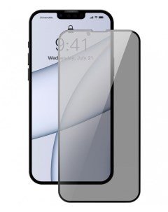 Приватное Стекло Full Glass Anti spy 0 3 мм для iPhone 13 Pro Max с черной рамкой Baseus
