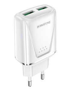 Сетевое зарядное устройство BA54A 2xUSB 3 А белый Borofone