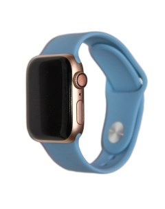Ремешок для Apple Watch 38 40 mm Sport Band силикон L Синий Promise mobile