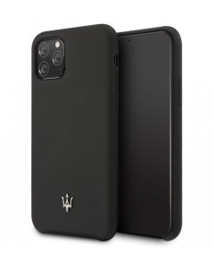 Чехол Maserati Silicone iPhone 11 Pro Черный Cg mobile