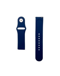 Ремешок для смарт часов Samsung Galaxy Watch 3 4 Active 2 20 мм синий Qvatra