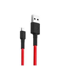 Кабель AL603 USB Micro USB 1 м красный Зми