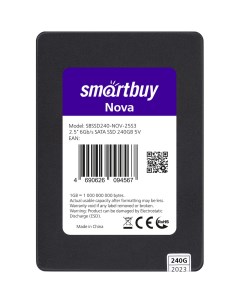 SSD накопитель Nova mk1 2 5 240 ГБ SBSSD240 NOV 25S3 Smartbuy