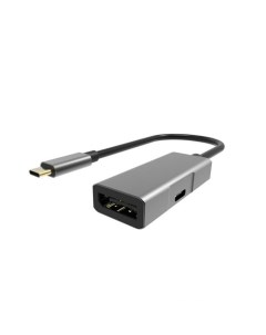 Адаптер USB Type C DisplayPort USB Type C M F Grey CU453 Telecom