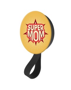 Кольцо держатель с зеркалом для телефона Супер Мама Krutoff