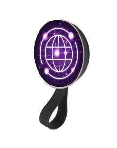 Кольцо держатель с зеркалом для телефона Кибер Всемирная сеть Krutoff