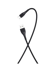 Дата кабель K22a USB 2 4A для Type C TPE 1м Black More choice