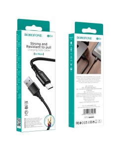 Кабель BX54 USB Micro USB 1M 2 4A черный Borofone