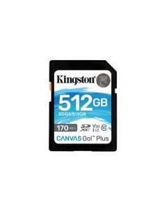 Карта памяти 512GB Canvas Go Plus 170R SDG3 512GB Kingston