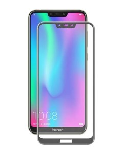 Стекло защитное противоударное для Honor 8C 2D Full Glue Cover Black 14217 Innovation